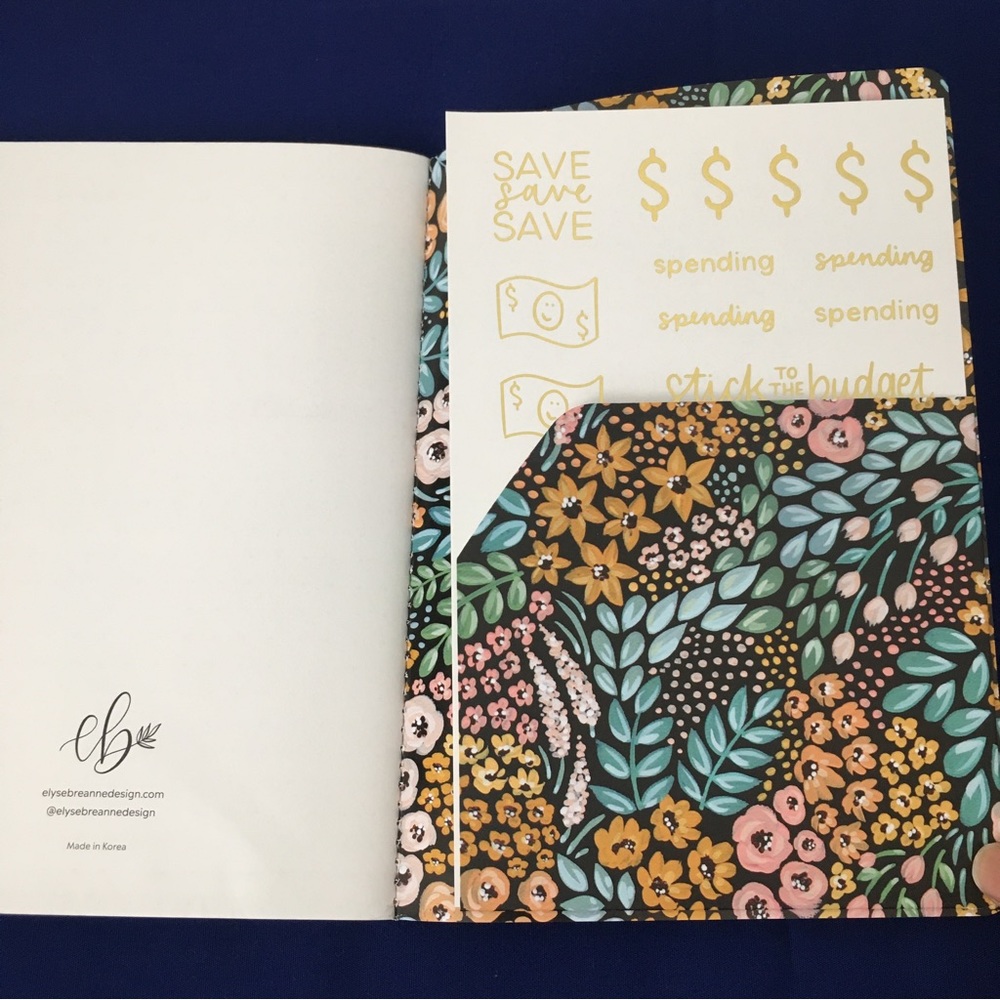 Budget Planner Notebook & Sticker Sheet Set - Picture 12 of 14